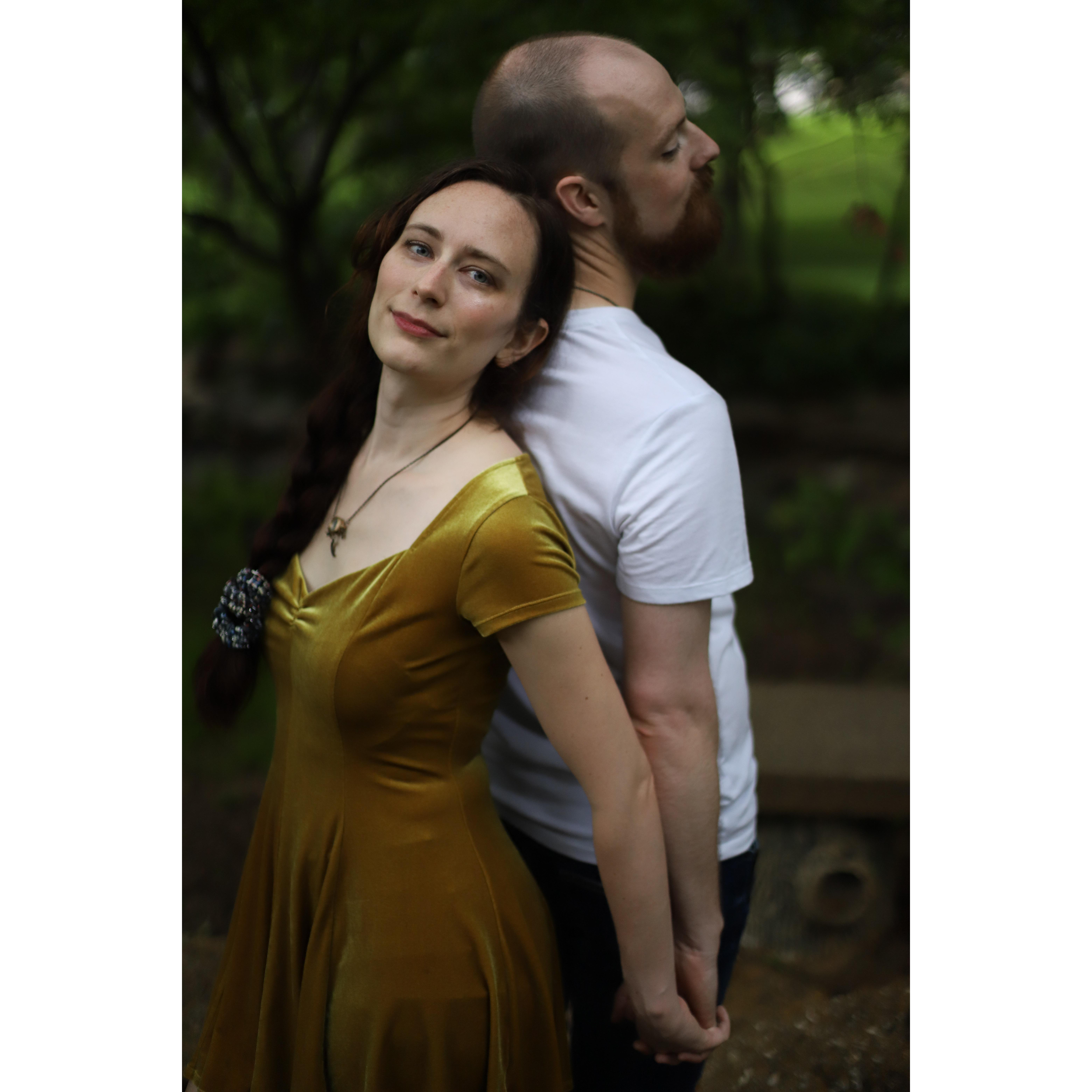 This one made Kerri feel like a ballerina, and was taken in the same place that we'll be holding our ceremony!