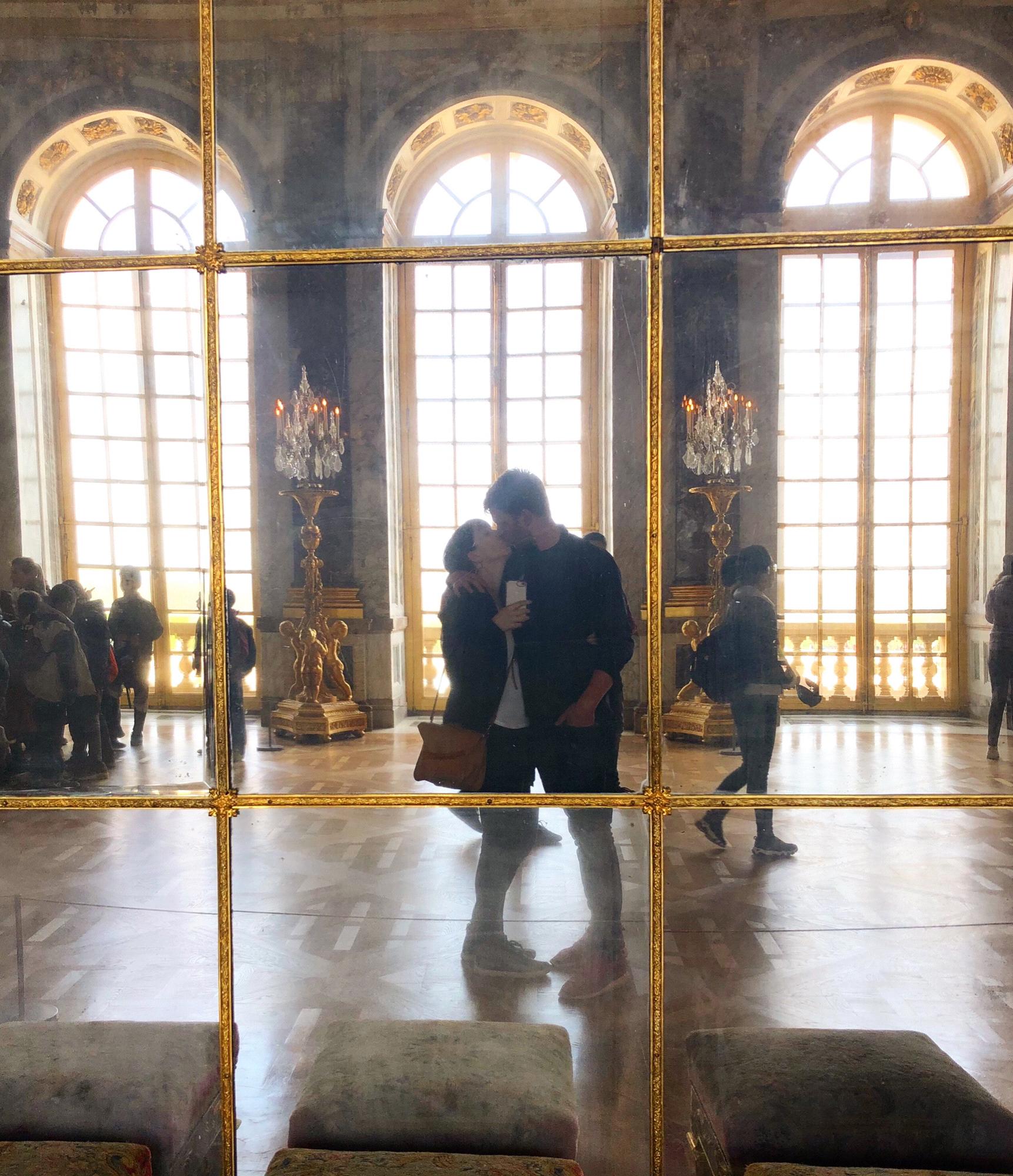 Will’s first time to see Versailles in the hall of mirrors 2019