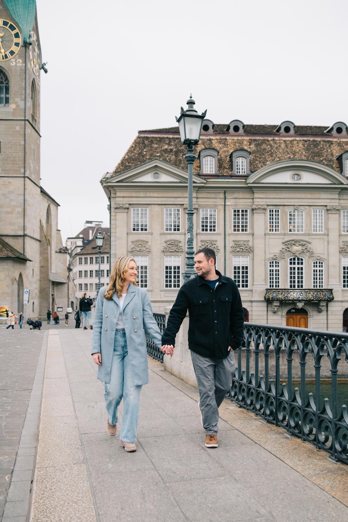 A photo from our engagement shoot in Switzerland!