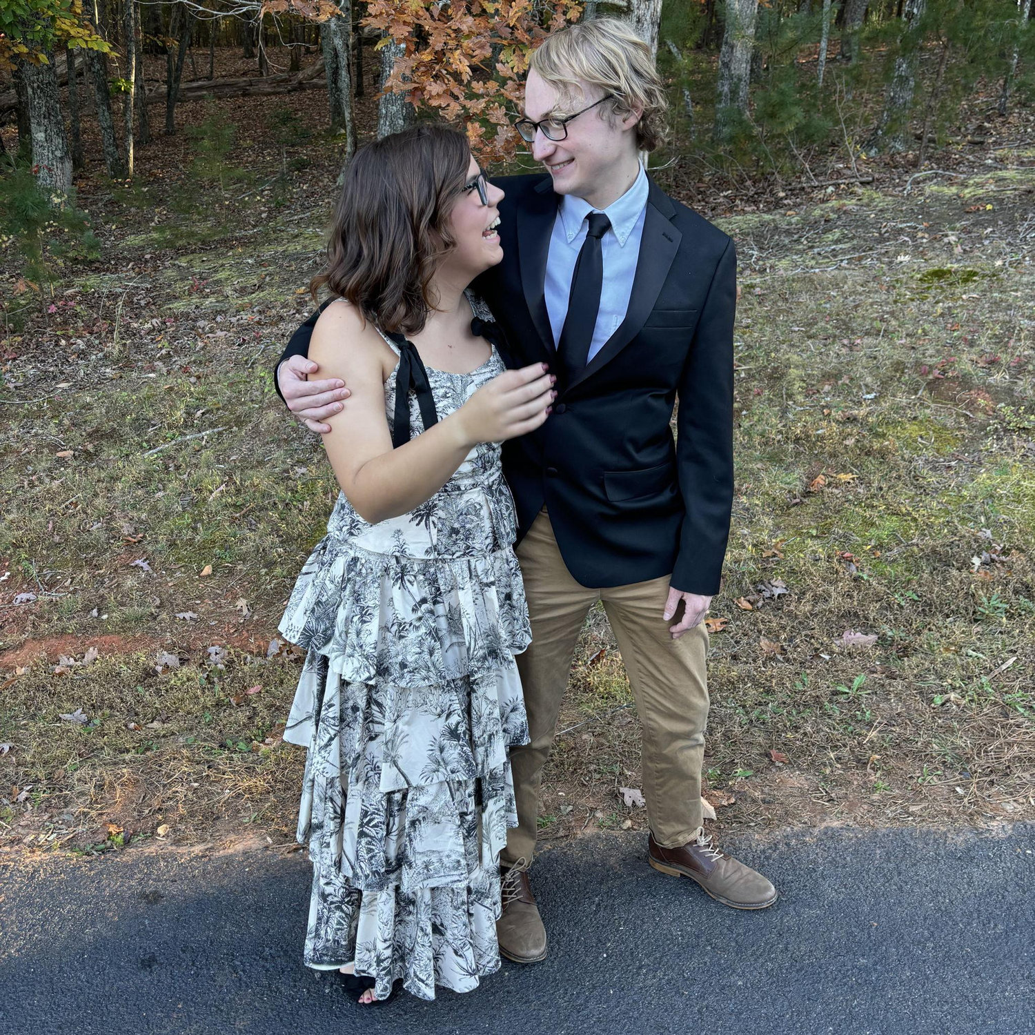Our first wedding we went to together!
