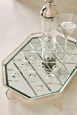 The Met x Anthropologie Mirrored Metal Tray