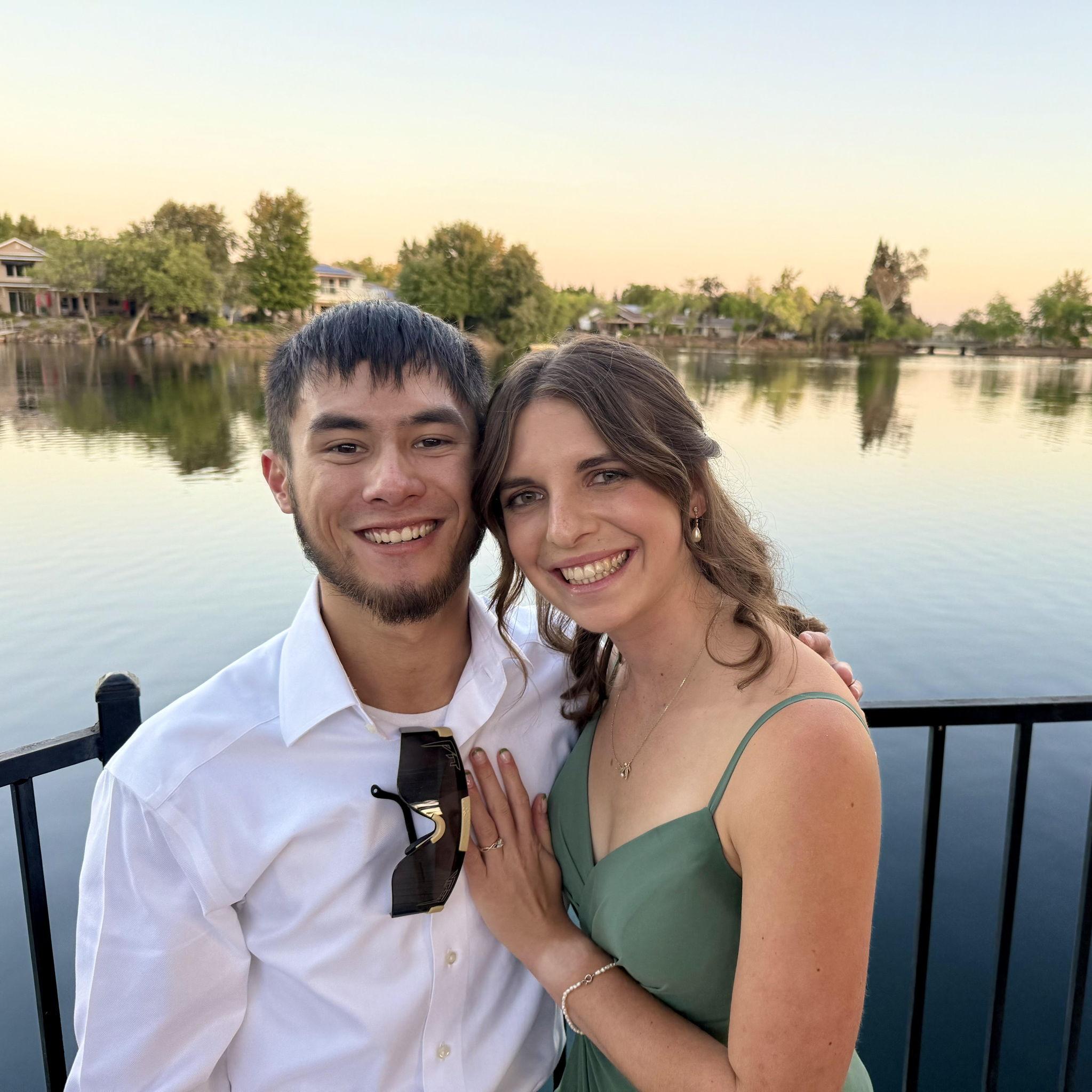 Bree and Max together at her friend Hannah's wedding