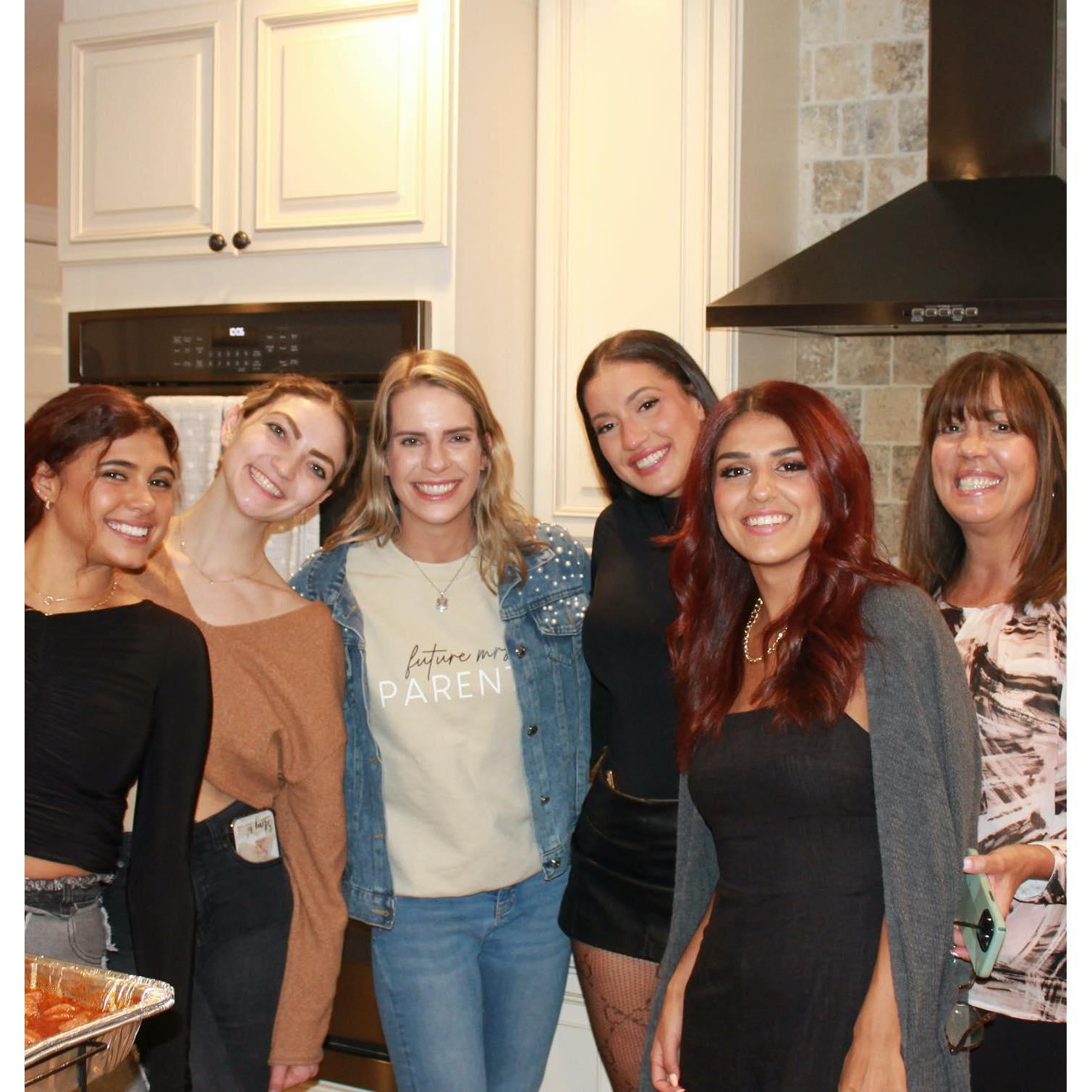 best friends & best family from our engagement party