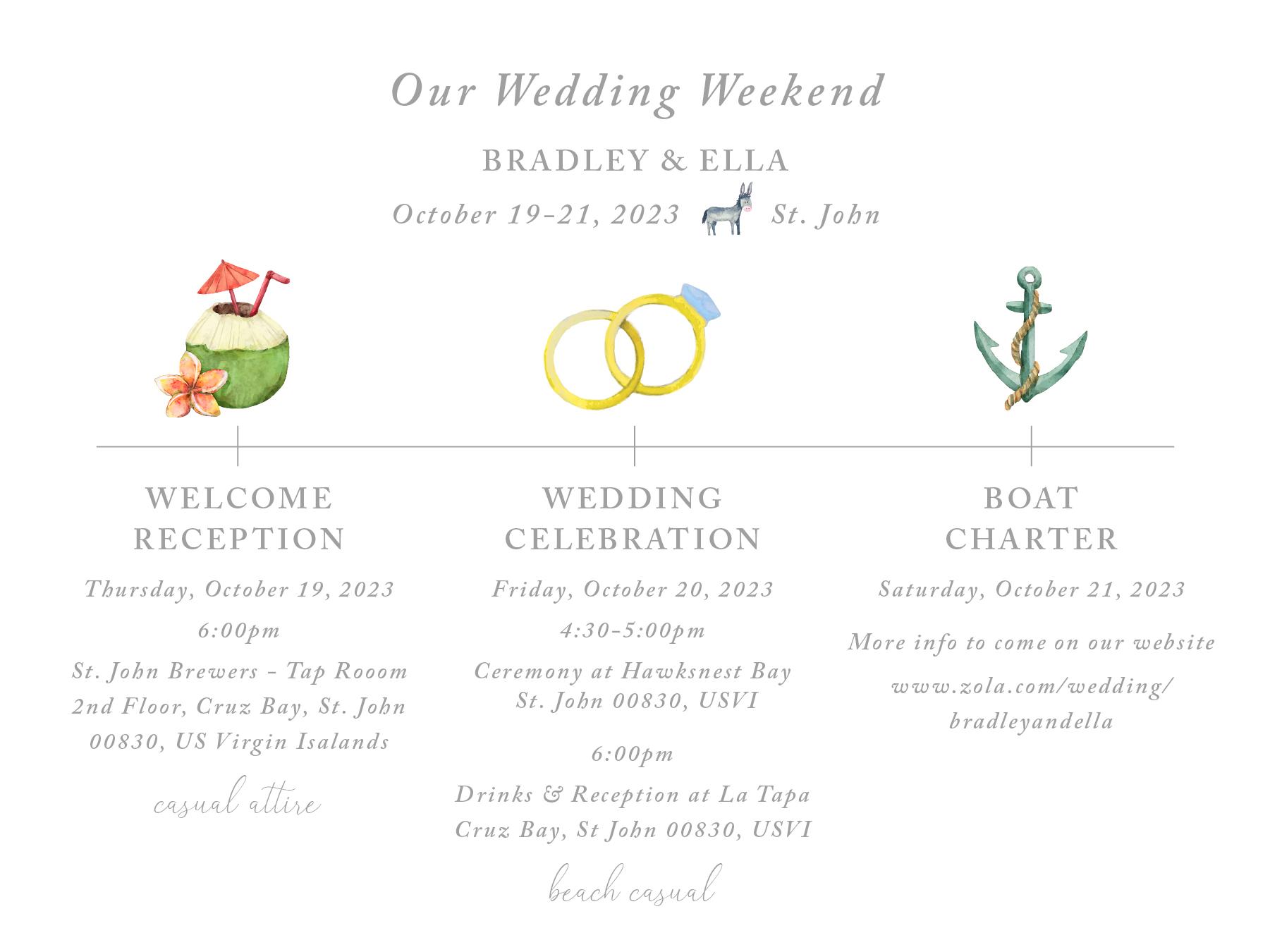 The Wedding Website of Bradley Morris and Ella Cruz