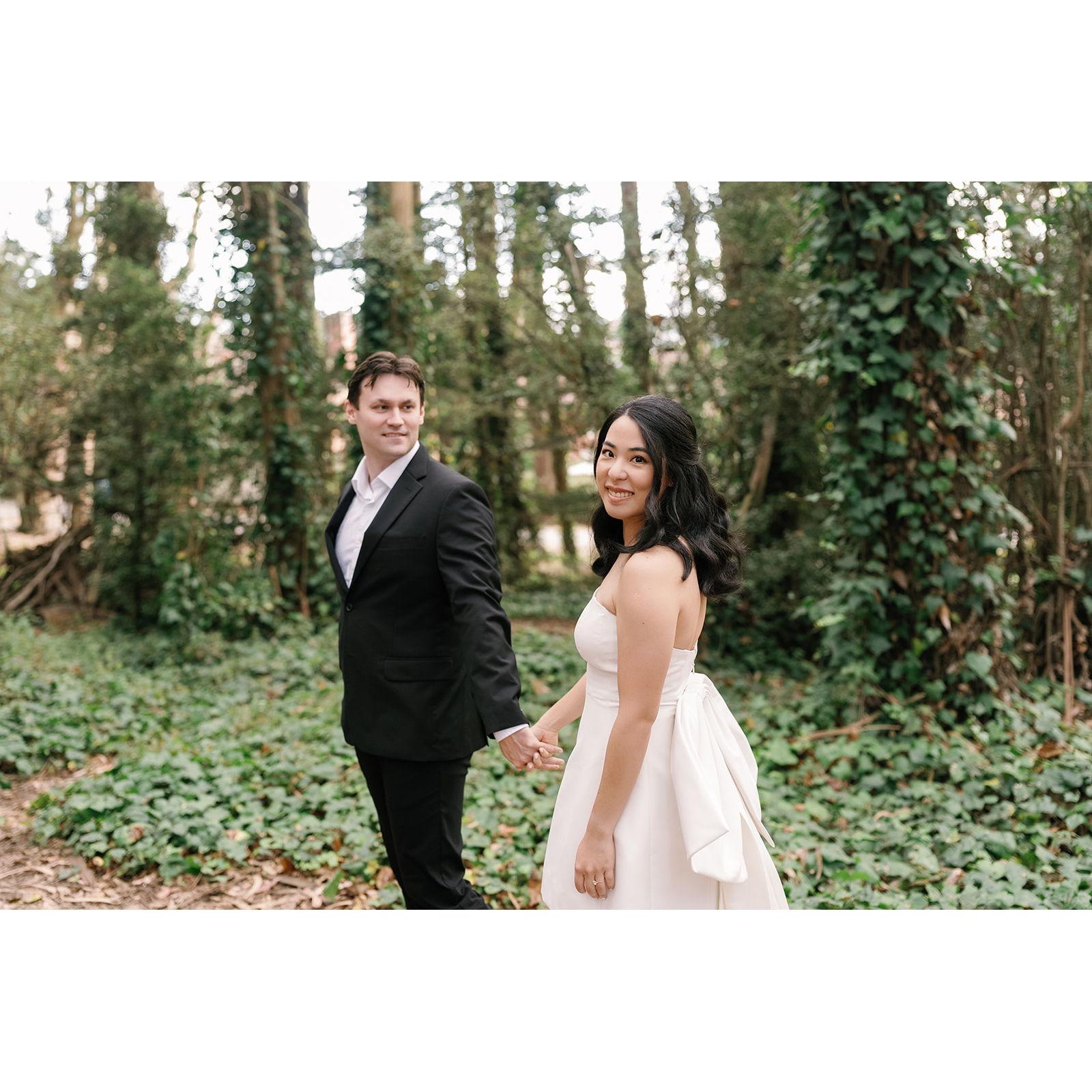 At Lover's Lane in the Presidio. Photo by Zha Zha Photography.