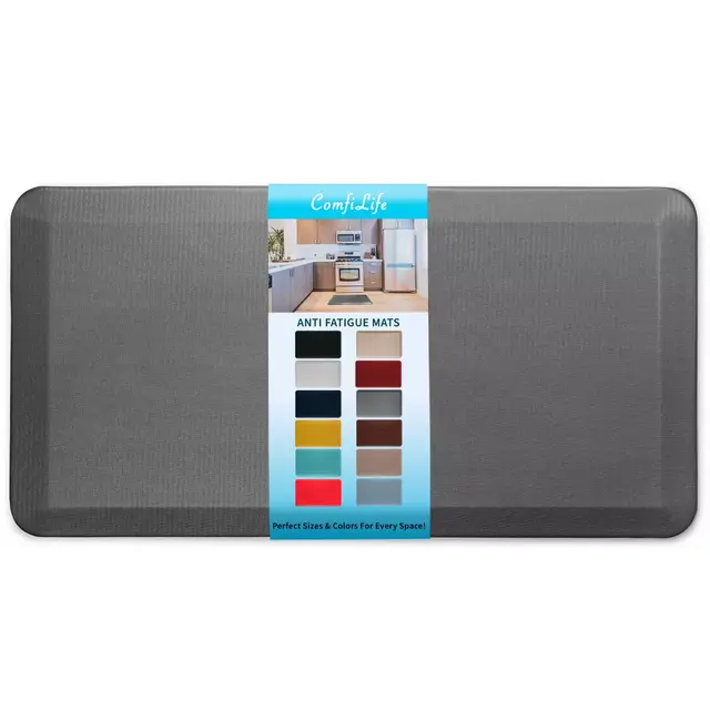 ComfiLife Anti-Fatigue 39-Inch Memory Foam Comfort Mat in Charcoal