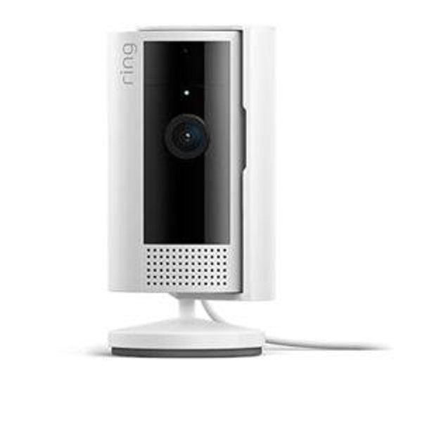 Ring Indoor Cam, Home or business security in 1080p HD video, White