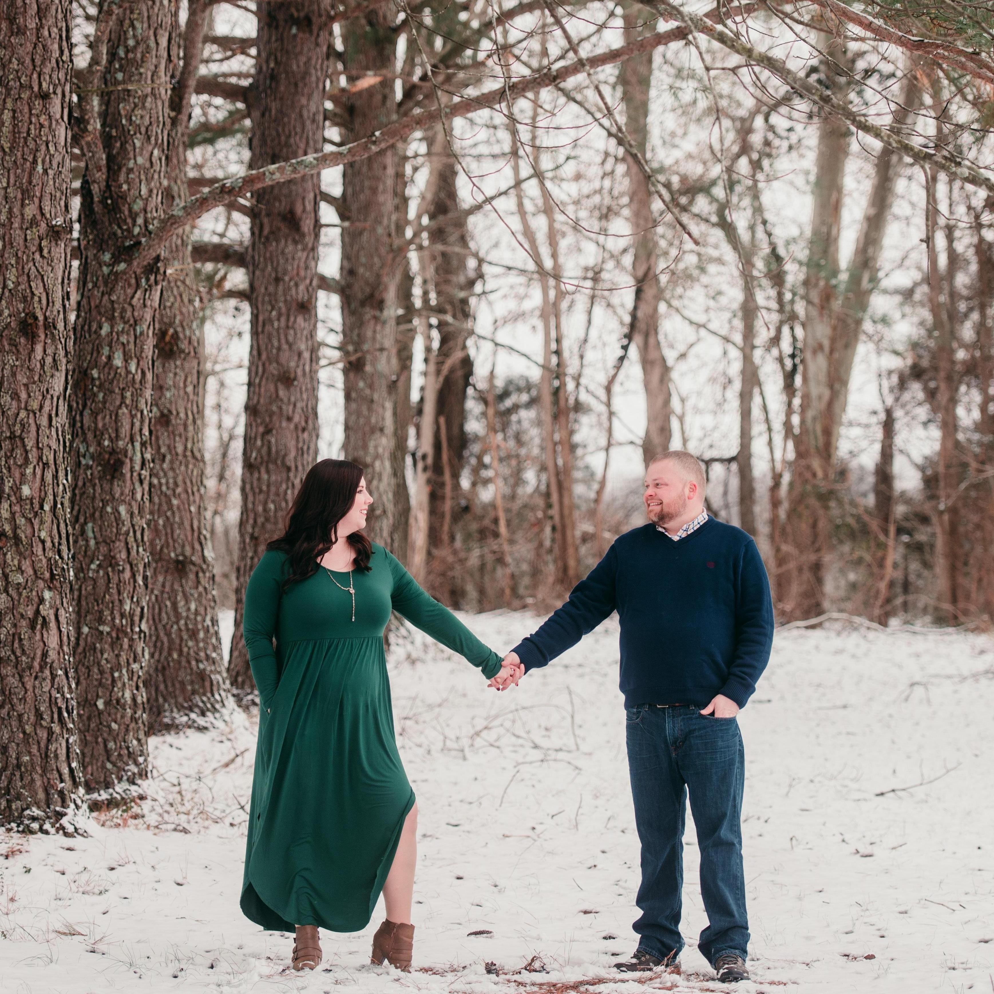 A friend pointed out that we're making an "M" in this photo.