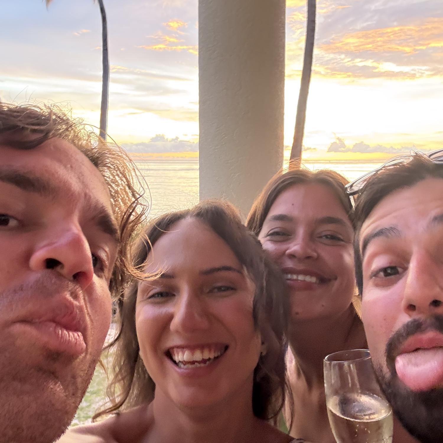 One of Maia’s longest friends and one of Daniel’s longest friends….are siblings! We would both go to the Camacho household growing up, but never at the same time, so we never met until moving abroad.