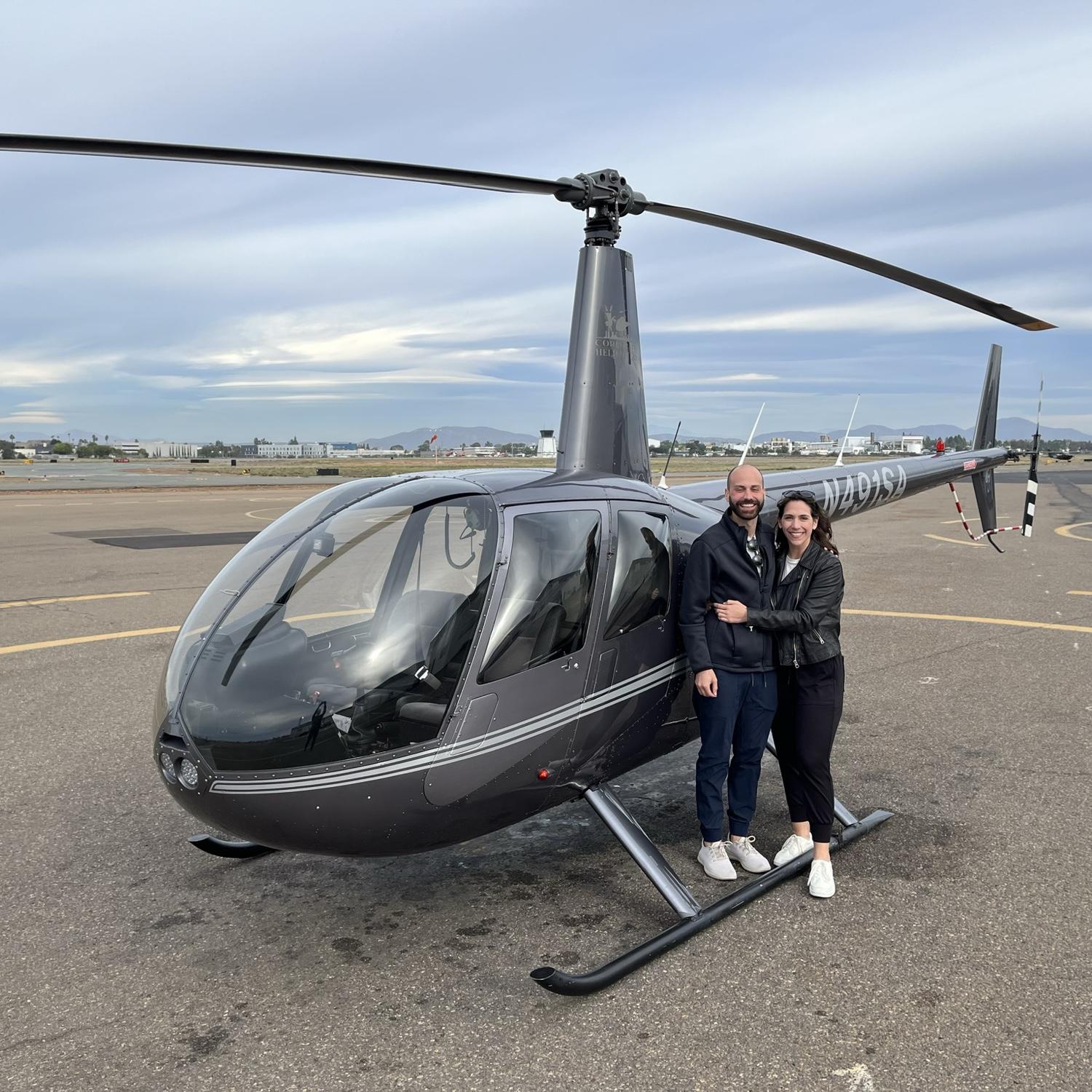 Helicopter tour over San Diego