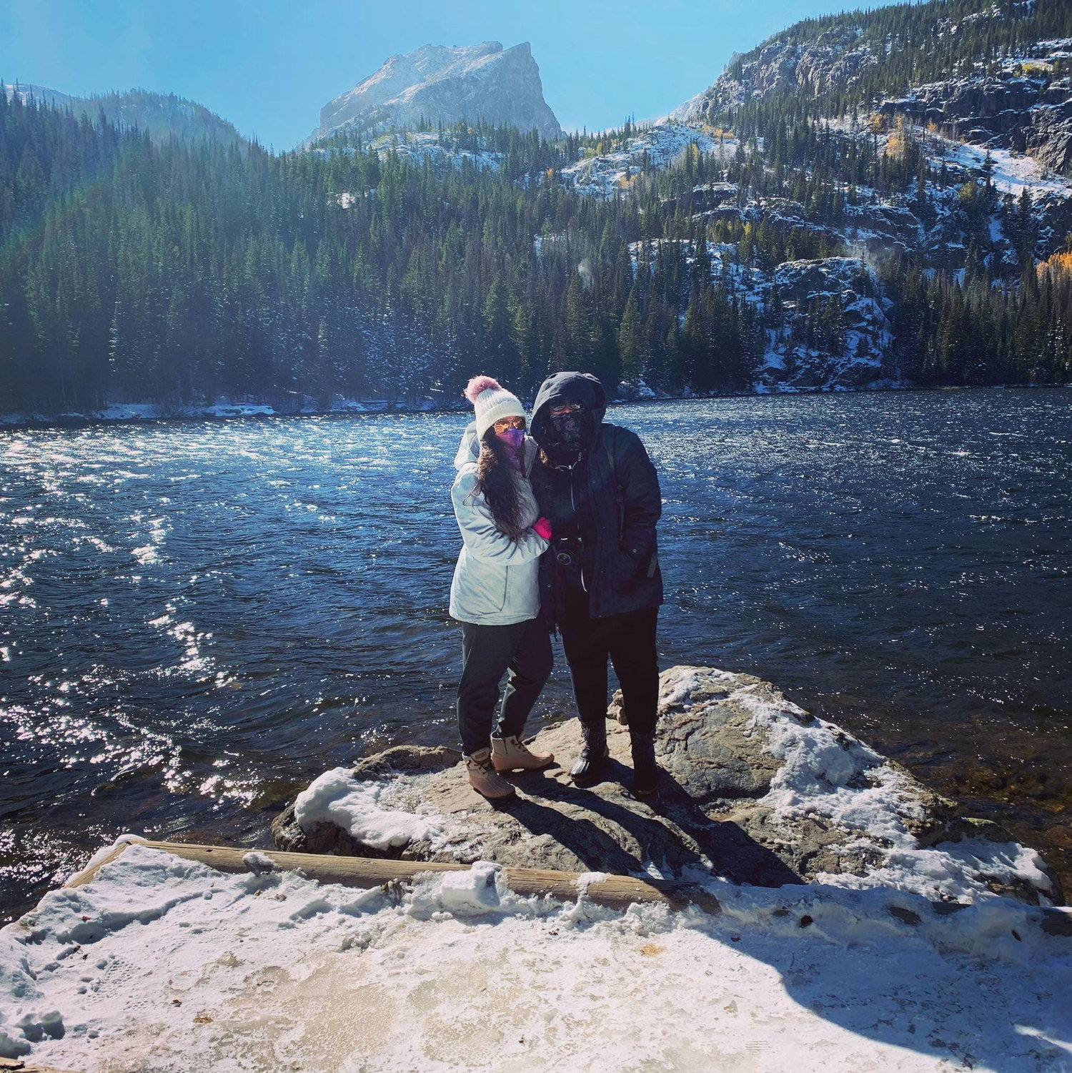 Bundled up in chilly Colorado!