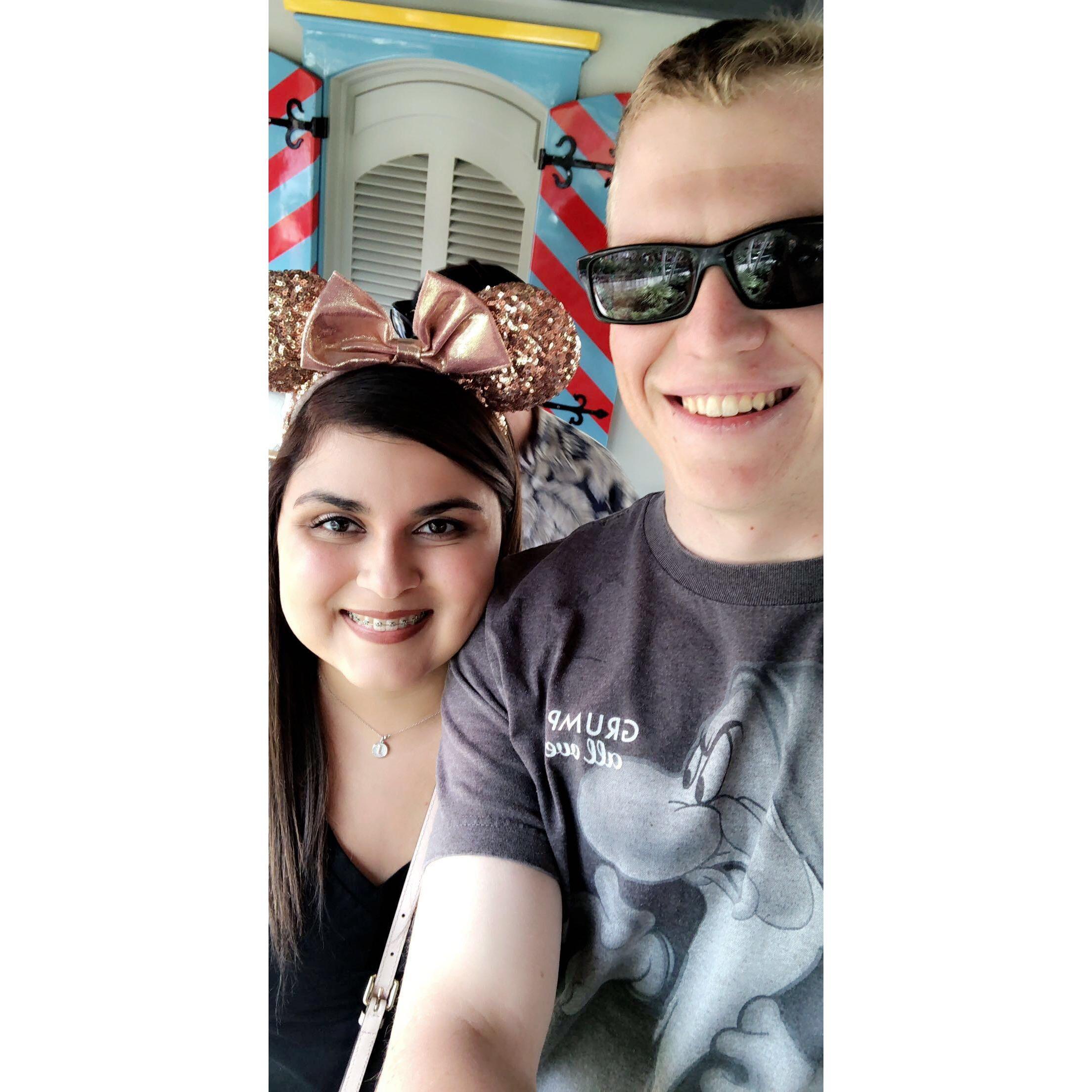 Our first trip to Disneyland together! Jackie's second favorite place on Earth after Hawaii!