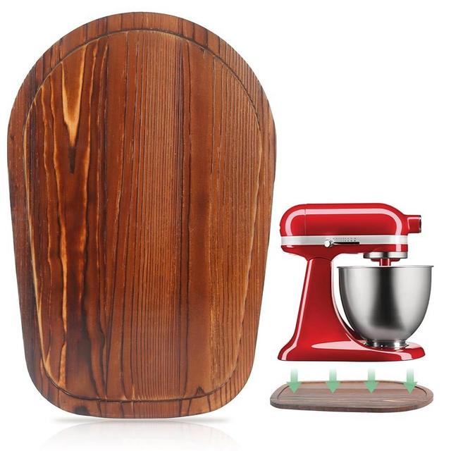 Mixer Slider Compatible with Kitchen aid Mini 3.5 Qt Tilt-Head Stand Mixe - Kitchen Countertop Storage Mover Sliding Caddy for Kitchen Aid Artisan Mixer (3.5 QT - Brown)