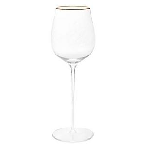 Olivia & Oliver Madison Gold White Wine Glasses (Set of 4)