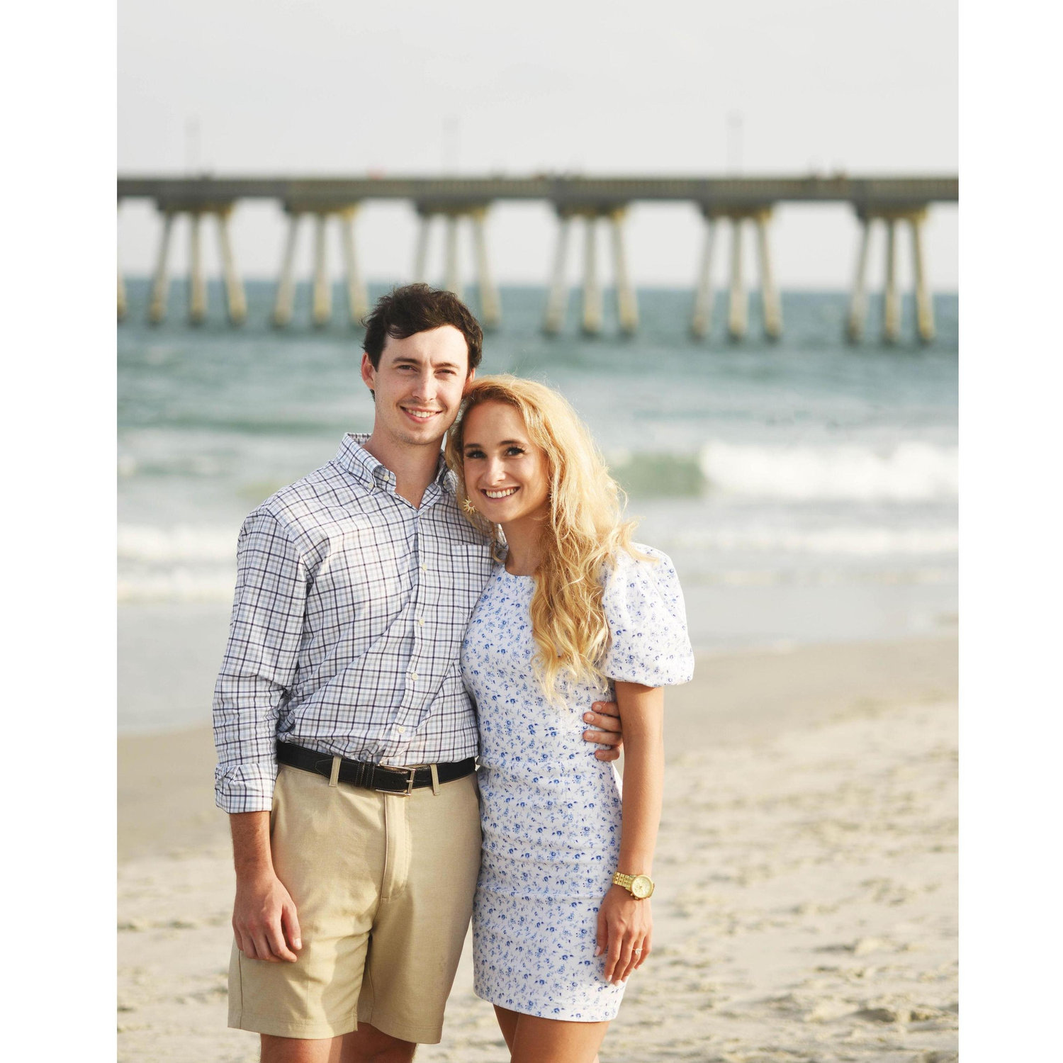 At Wrightsville Beach, where David has been vacationing for years, to their family beach house. They let me join every now and then :)
