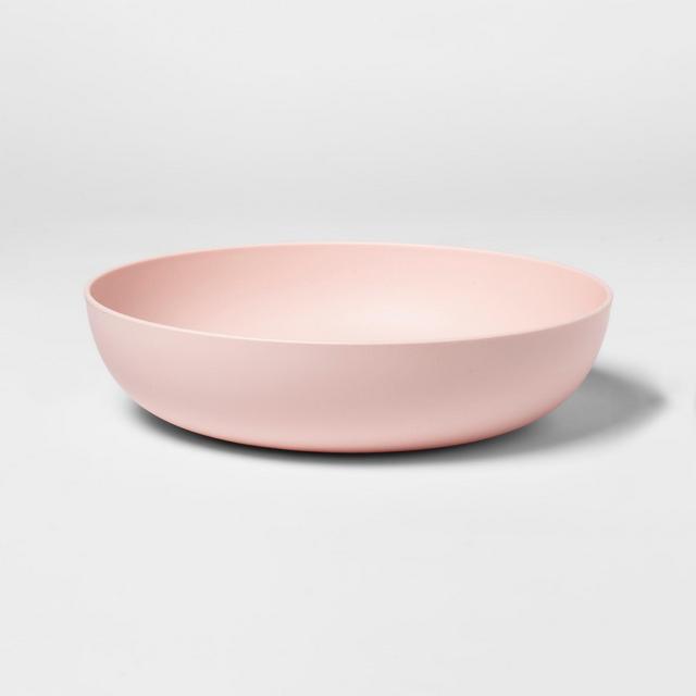 33oz Plastic Dinner Bowl Pink - Room Essentials™