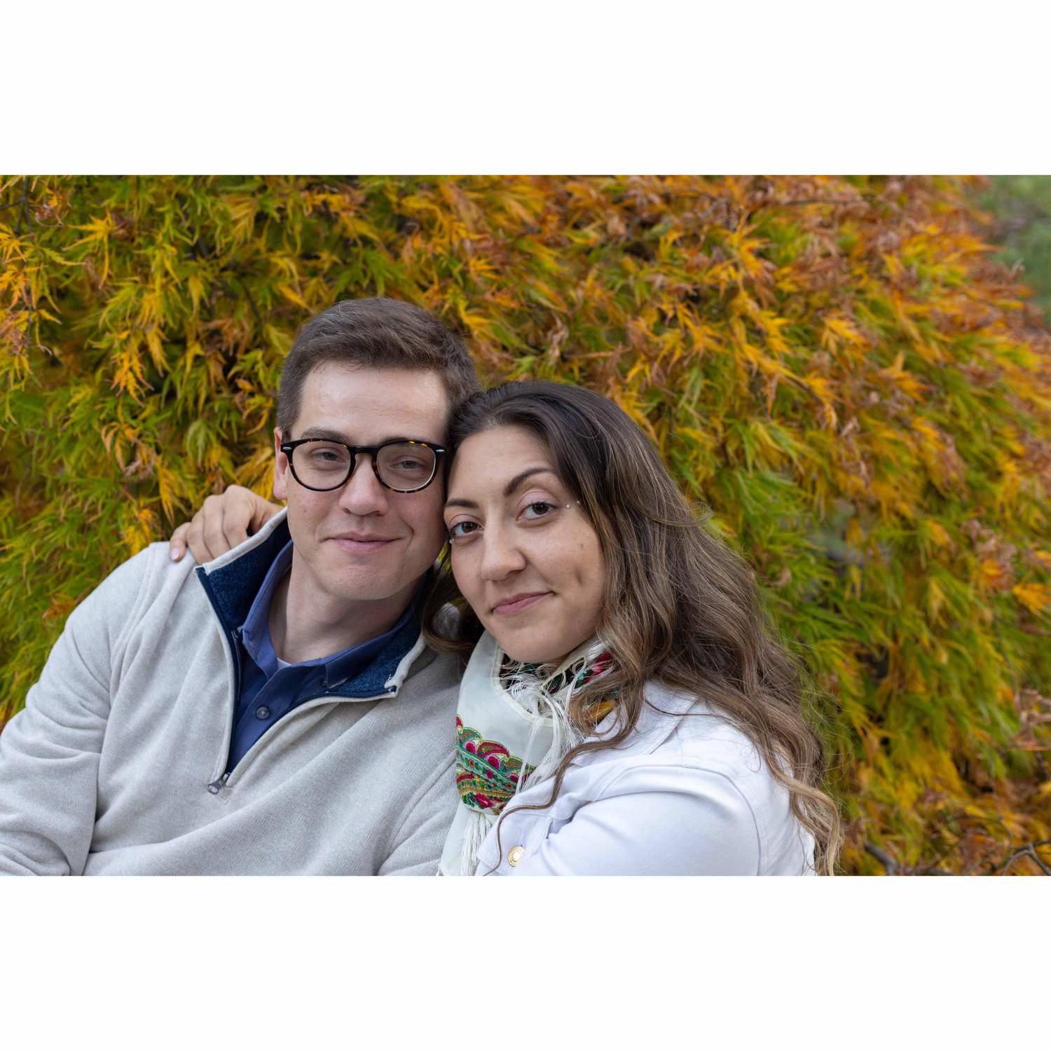 Engagement shoot at Brookside gardens!