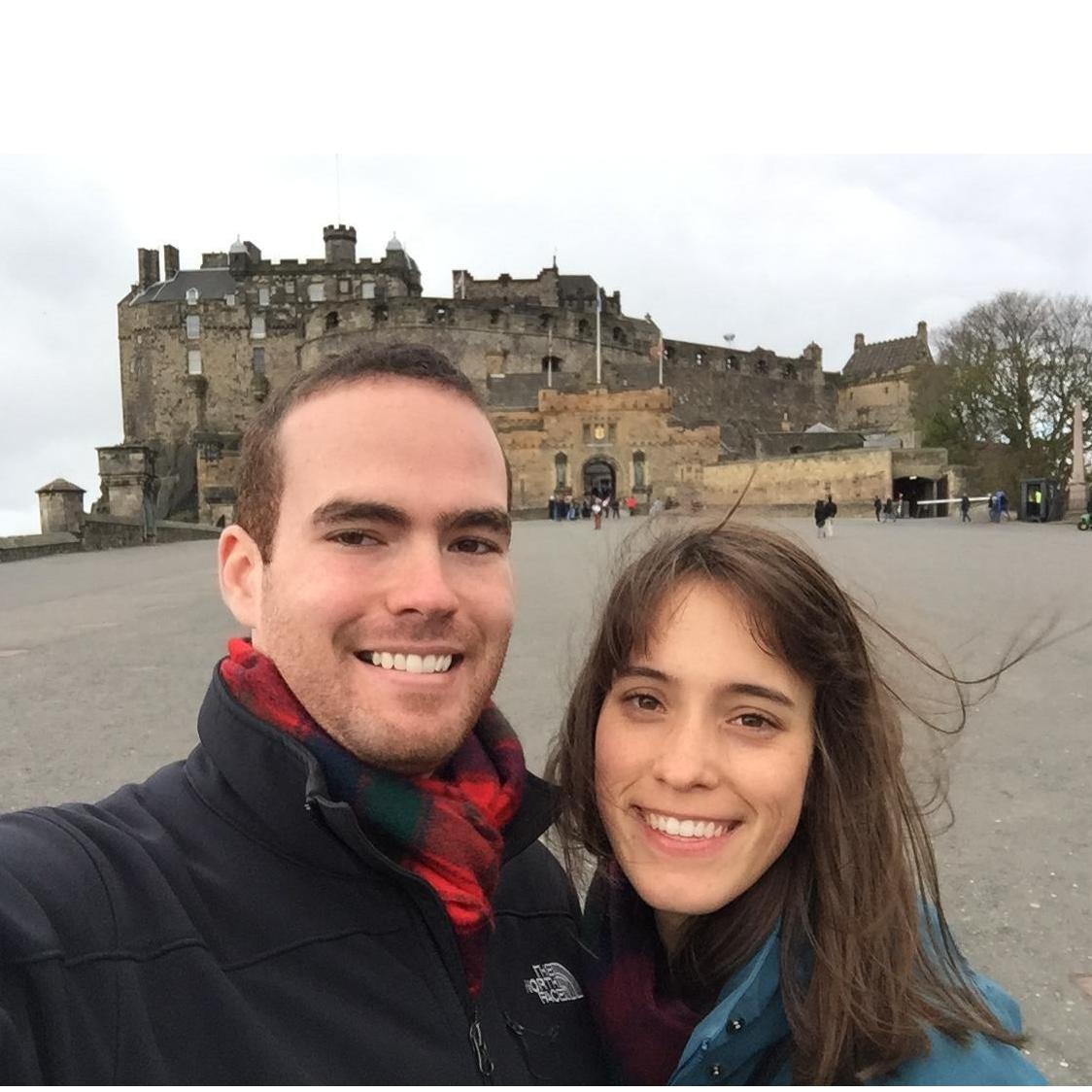 We've been lucky enough to get to travel quite a lot together. This was taken on a trip to Ireland, Scotland and England in Spring 2016
