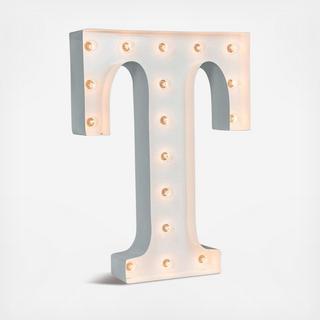 White Large Letter Icon