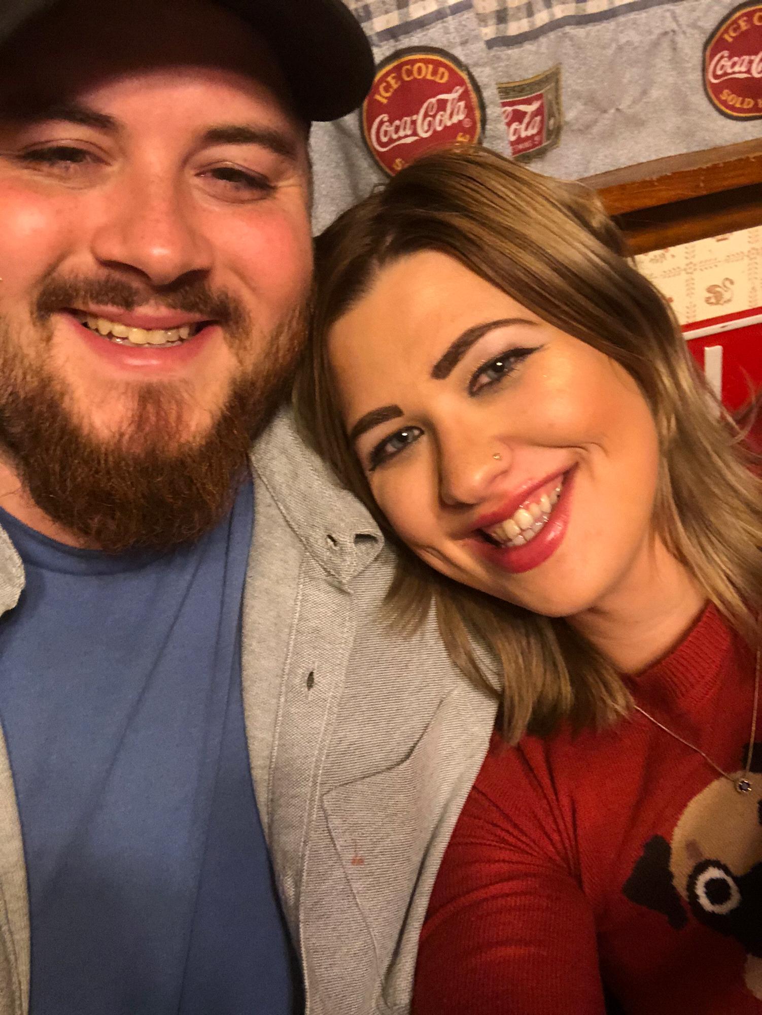 Thanksgiving dinner at bride's mother's house, 2019