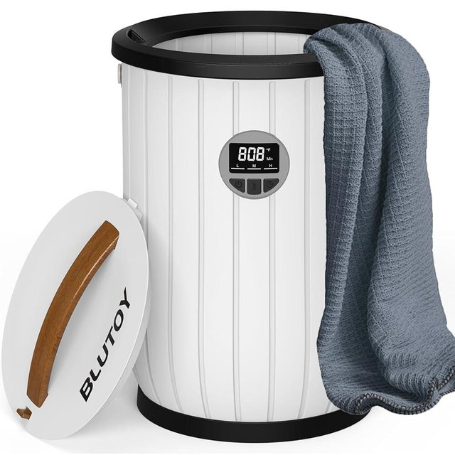 Towel Warmers for Bathroom, 20L Large Bucket with LED Display, 3 Heating Modes & Adjustable Timer, Auto Shut-Off Safety, Fits 2 Oversized 40"x70" Towels, Bathrobes & Blankets – Spa-Grade Towel Heater