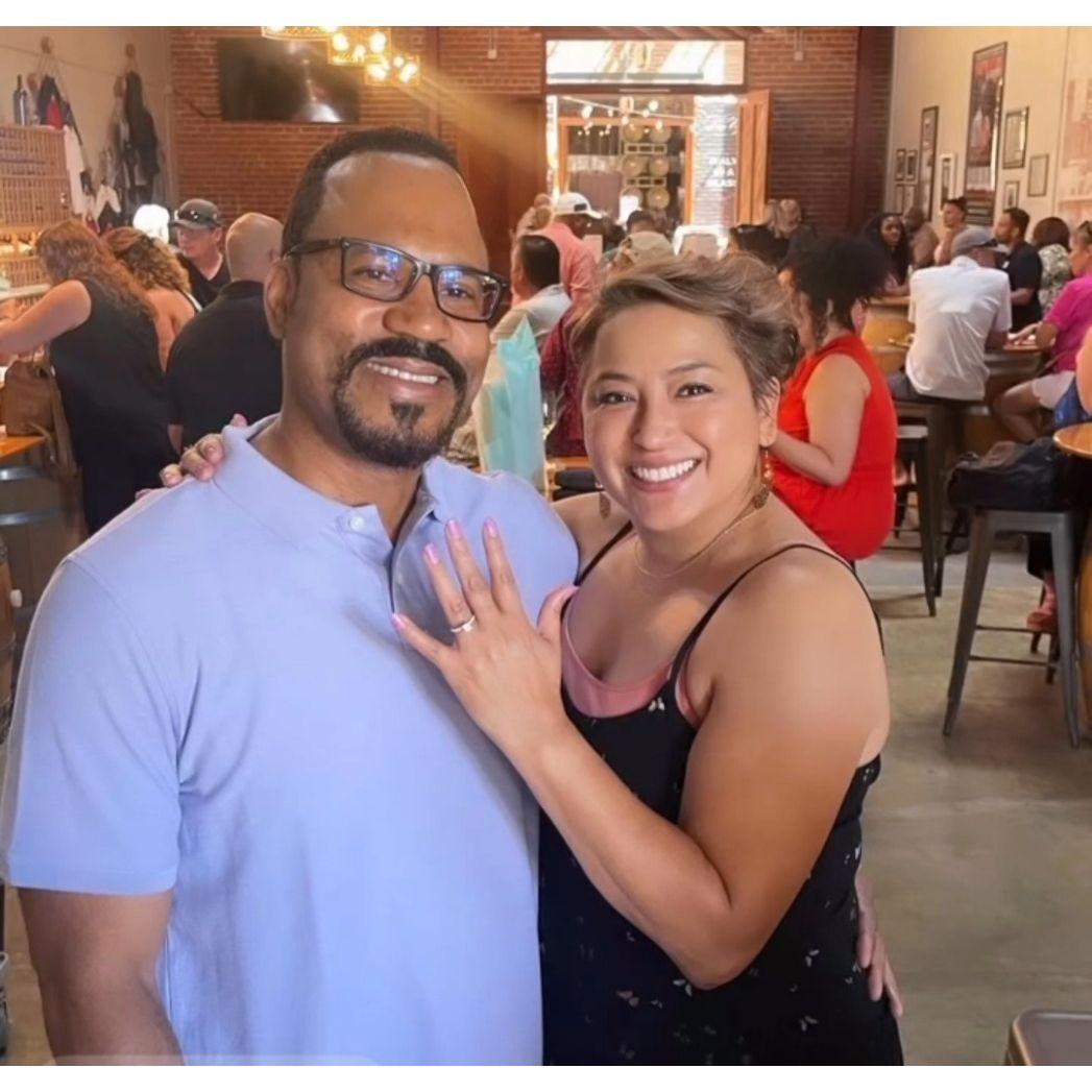 He popped the question!