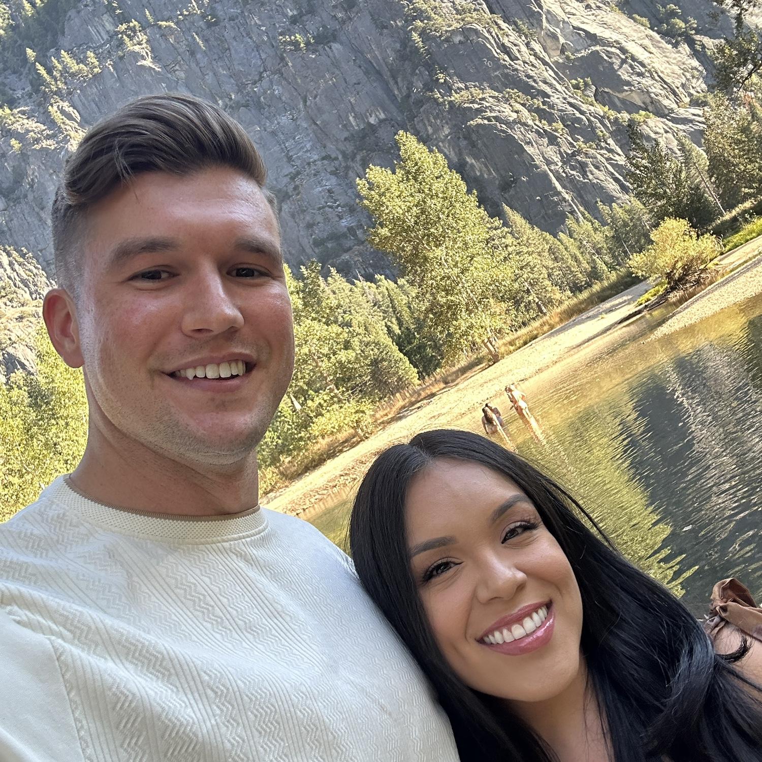 Moments before Jon proposed :’)