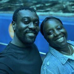 At the aquarium in Atlanta!