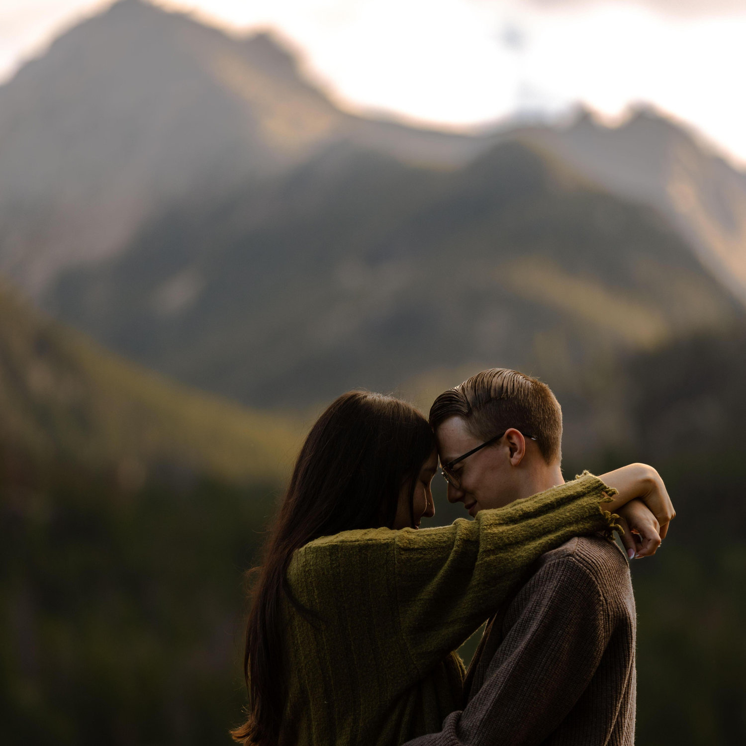 Recent engagement photo at Black Lake!