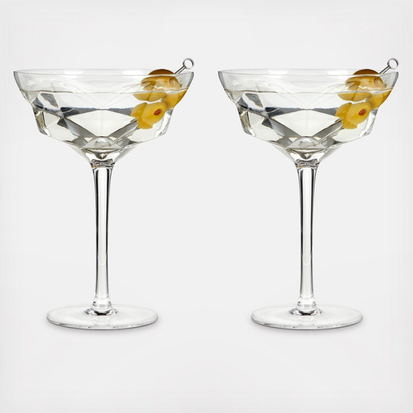 Viski Seneca Martini Glasses - Thumbnail 4