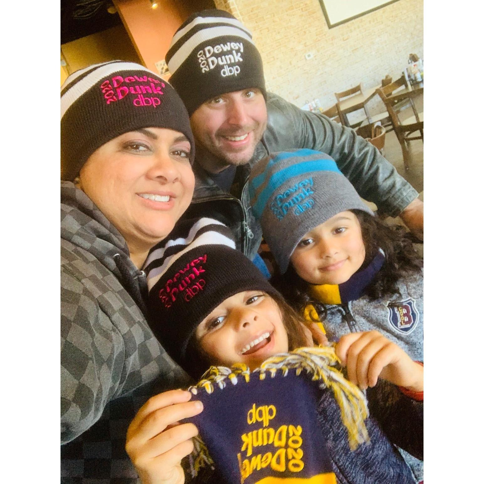 We all got free swag due to Tenley's bravery.