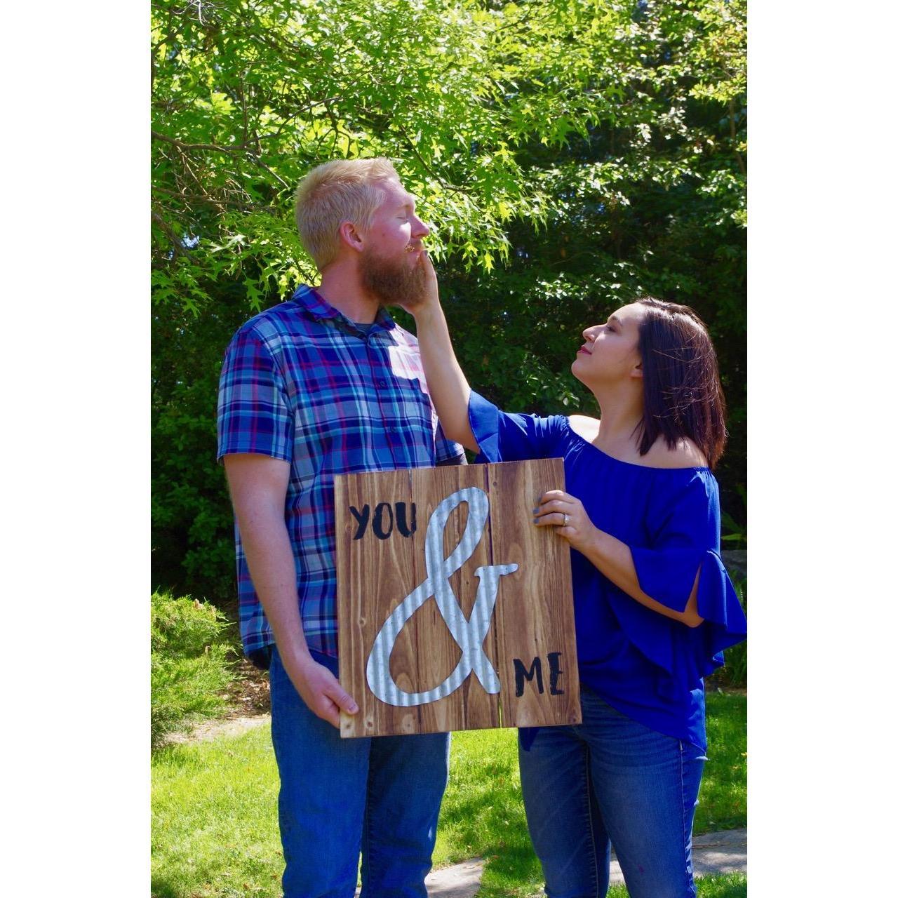 Engagement Photos: Day 2
Trying to clean some lipstick off of D.