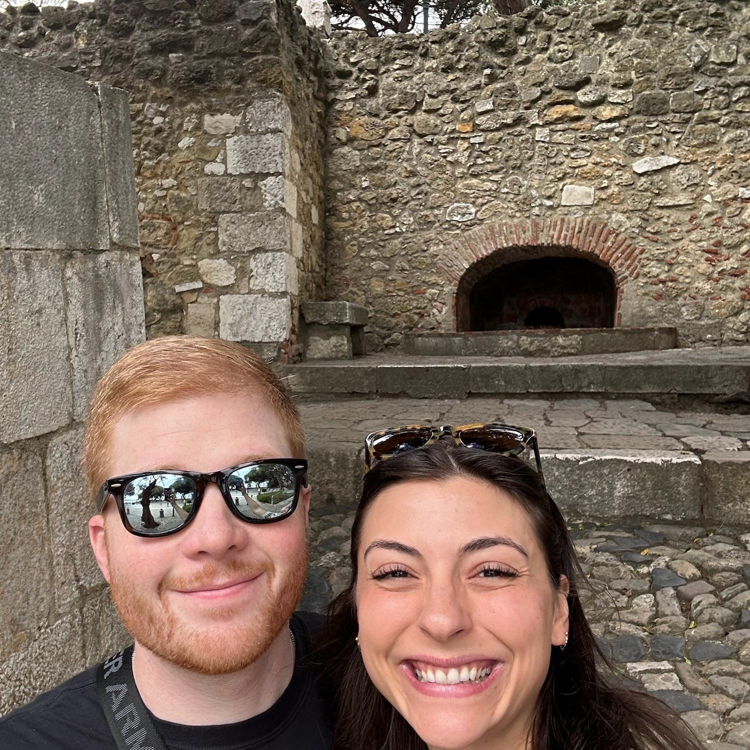 Exploring St. George's Castle on our first day