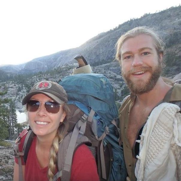 On our first backpacking trip together to the teacups.