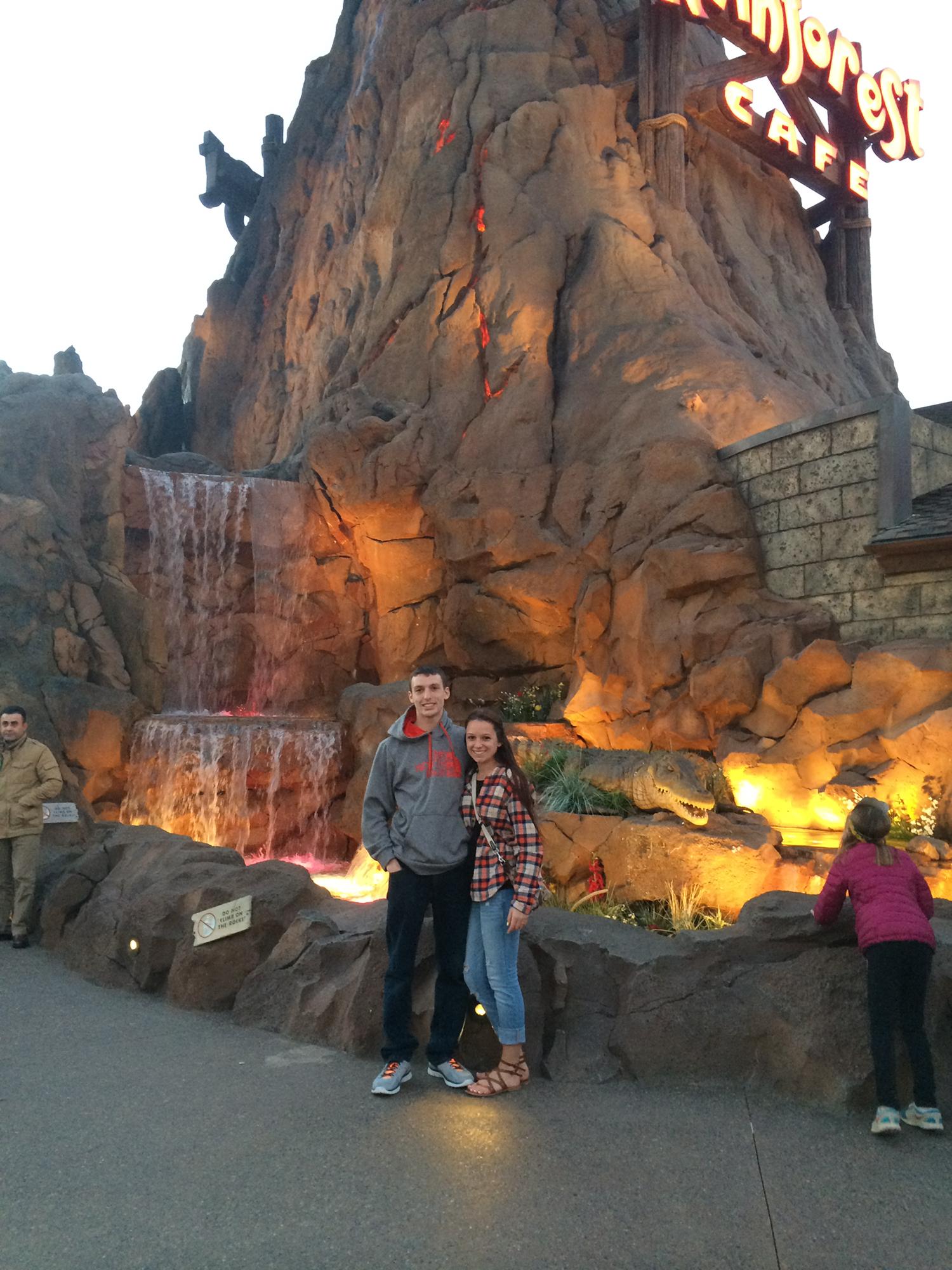 Rainforest Cafe, Disney 2015 trip.