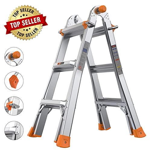 Tacklife deals telescoping ladder