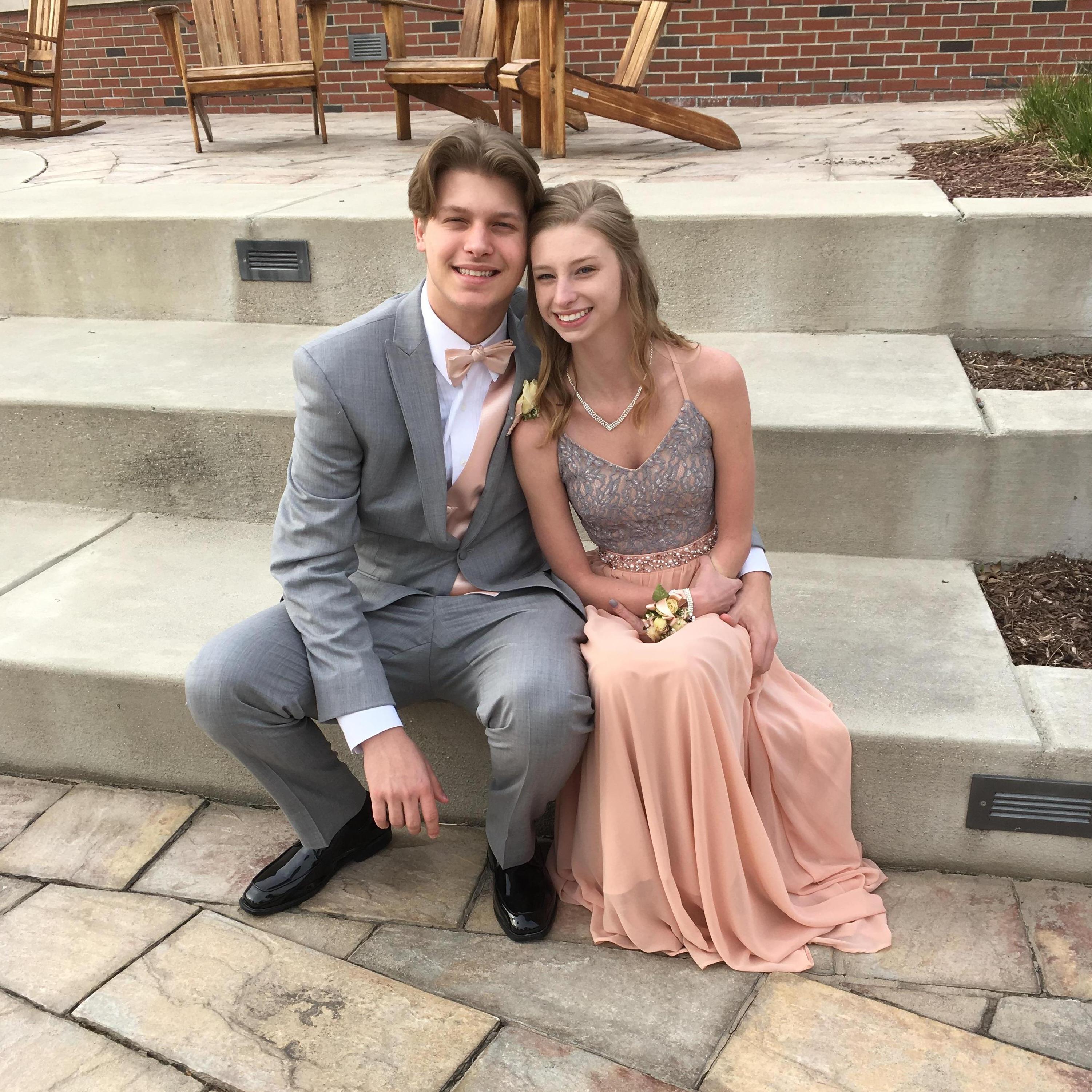 Zach and I 2nd prom