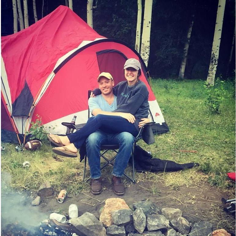 One of many camping trips Moriah and Taylor have taken in Colorado