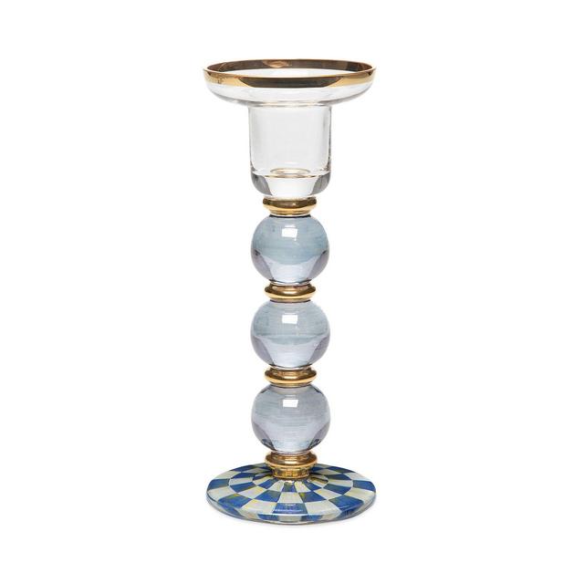 Mackenzie-Childs Royal Check Sphere Candlestick, Large