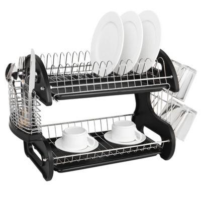 Home Basics® 2-Tier Dish Drainer