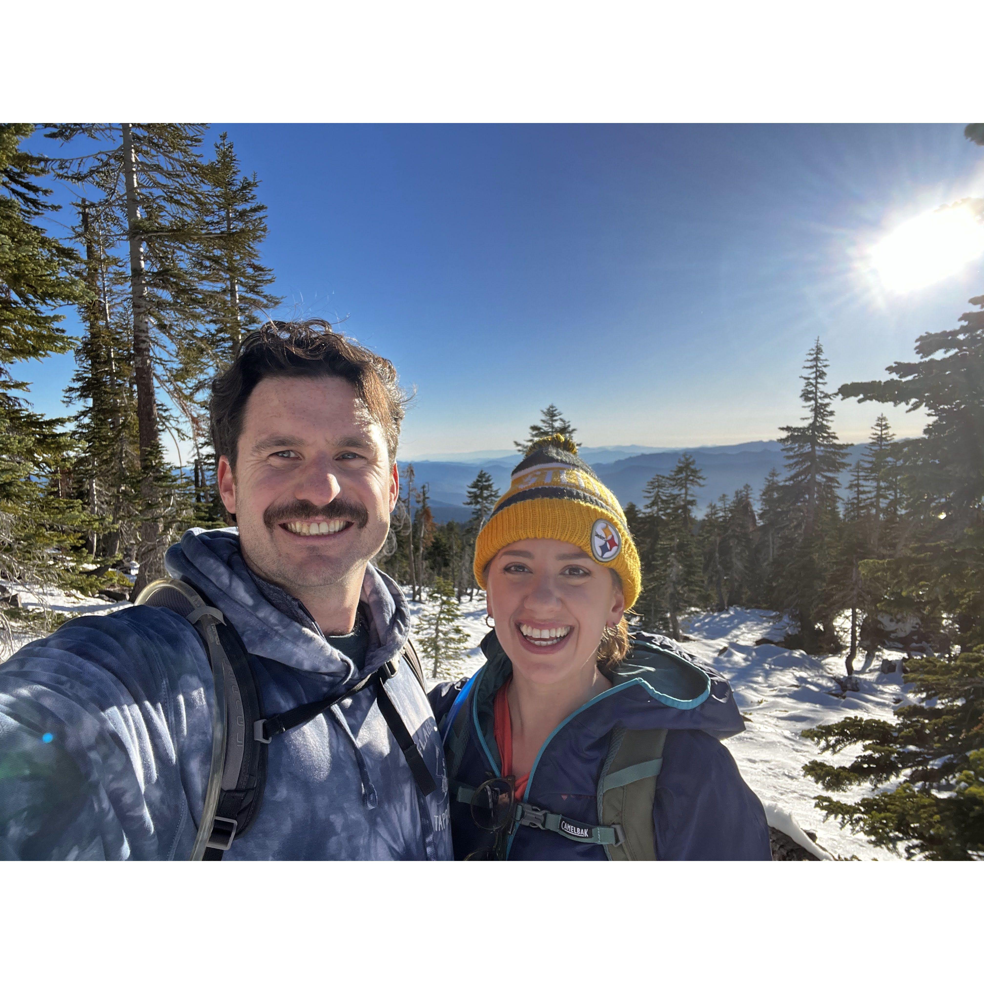 Bunny Flat Trailhead, Mt Shasta. November 2023.
