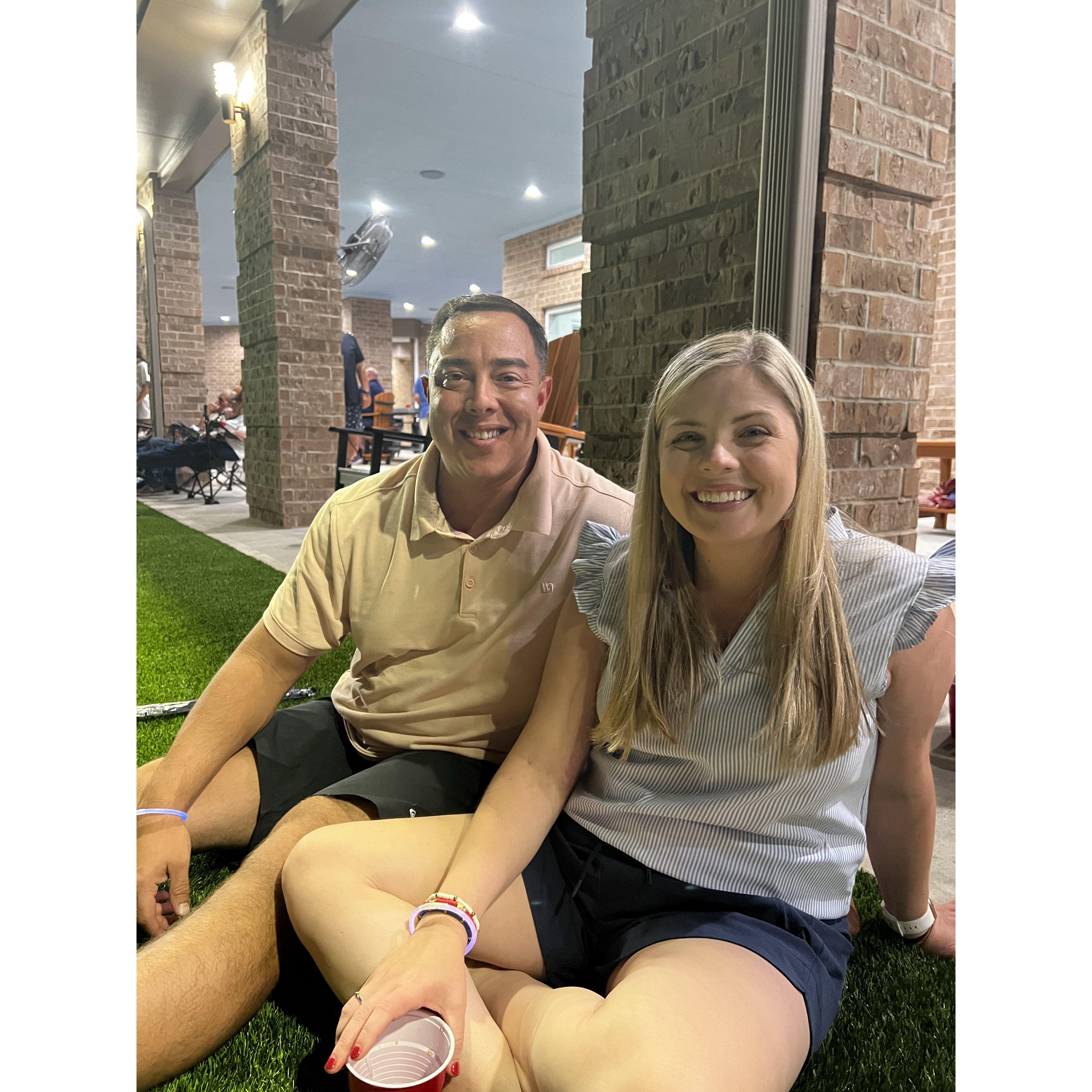 "First" Photo Together - 4th of July!