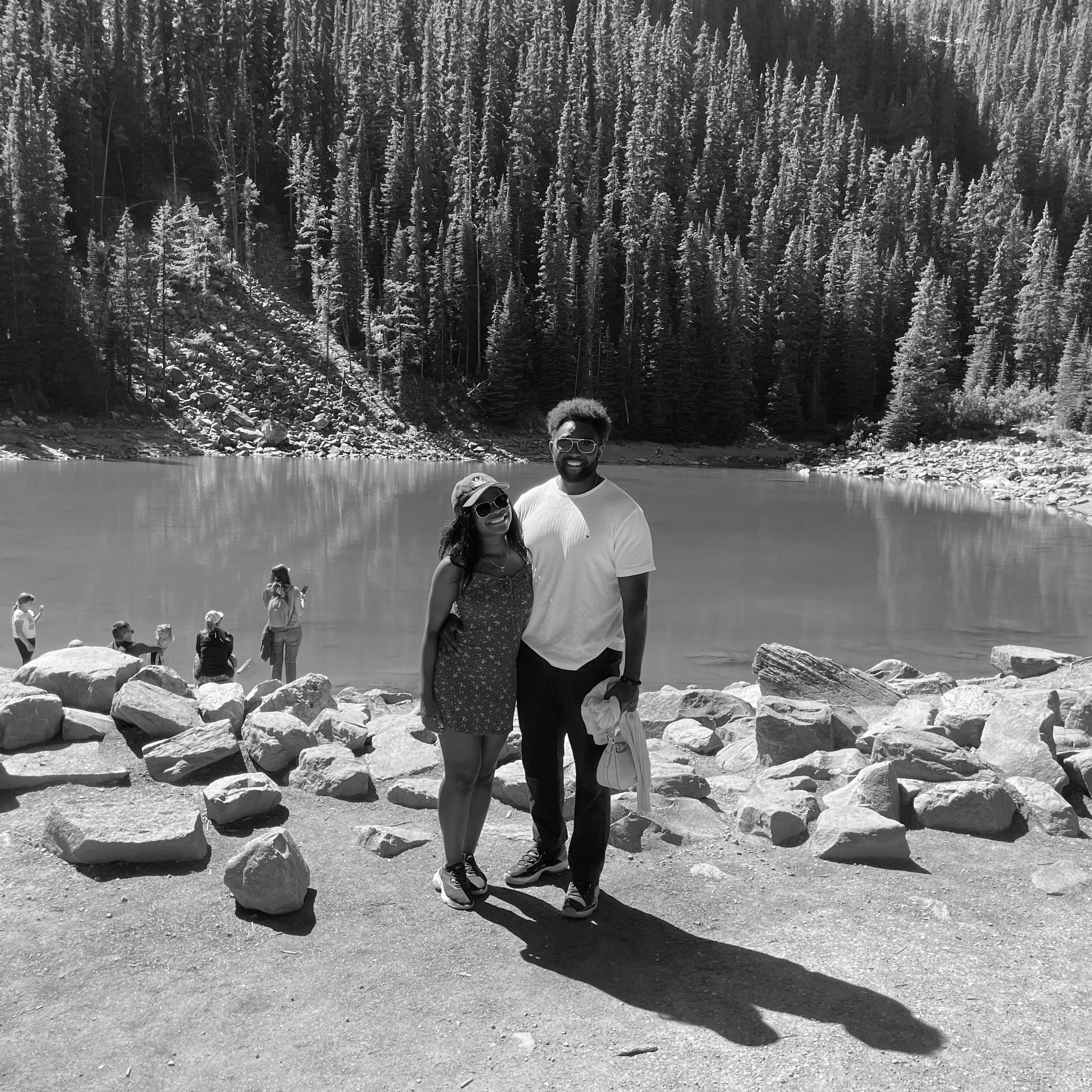 Hiking in Banff.