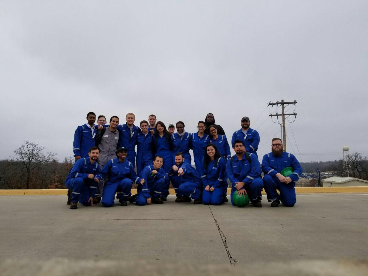 When we first met: Kellyvile OK Schlumberger learning center