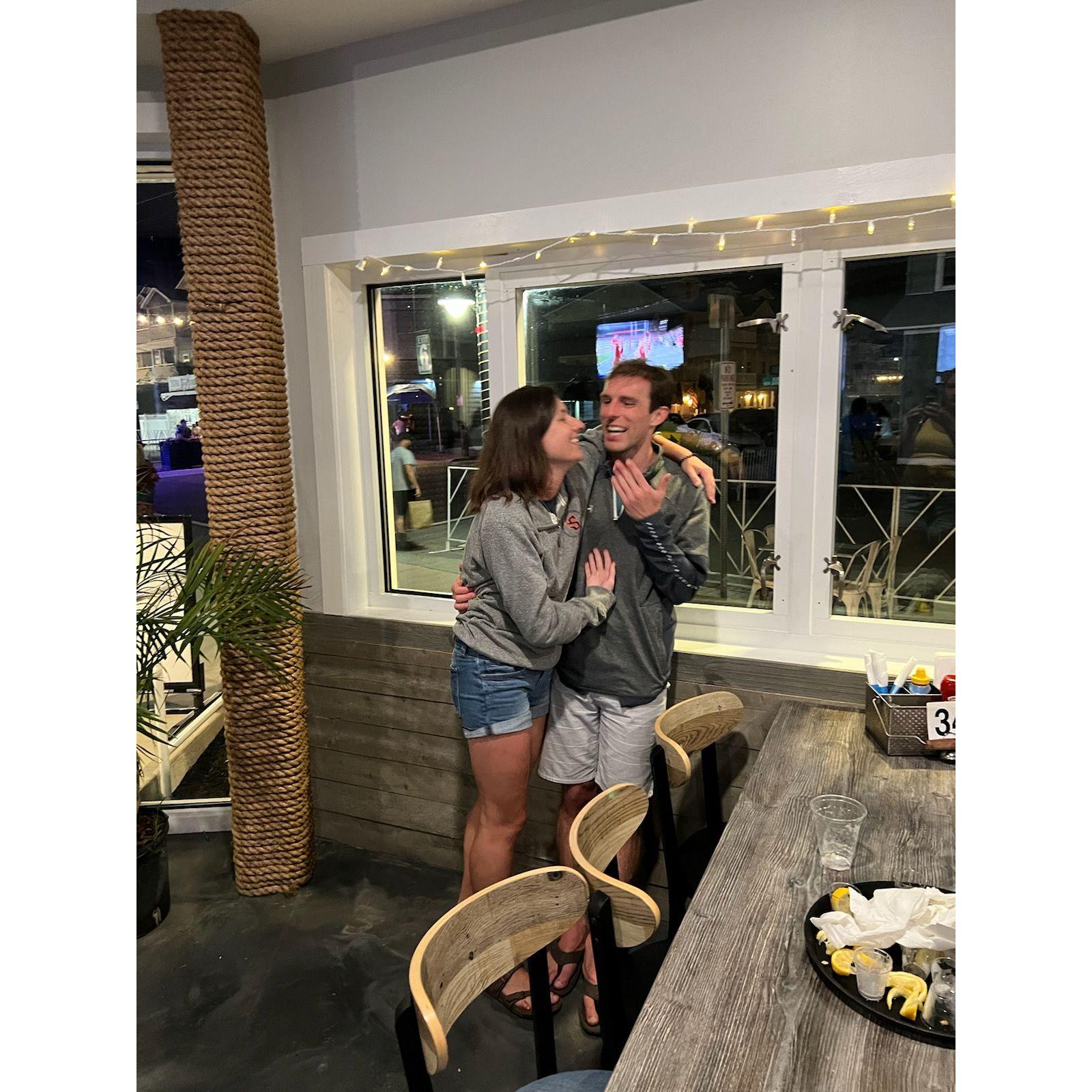 We first said "I love you" right after this photo was taken, after dancing all night in Wildwood, NJ! Sept 5, 2022