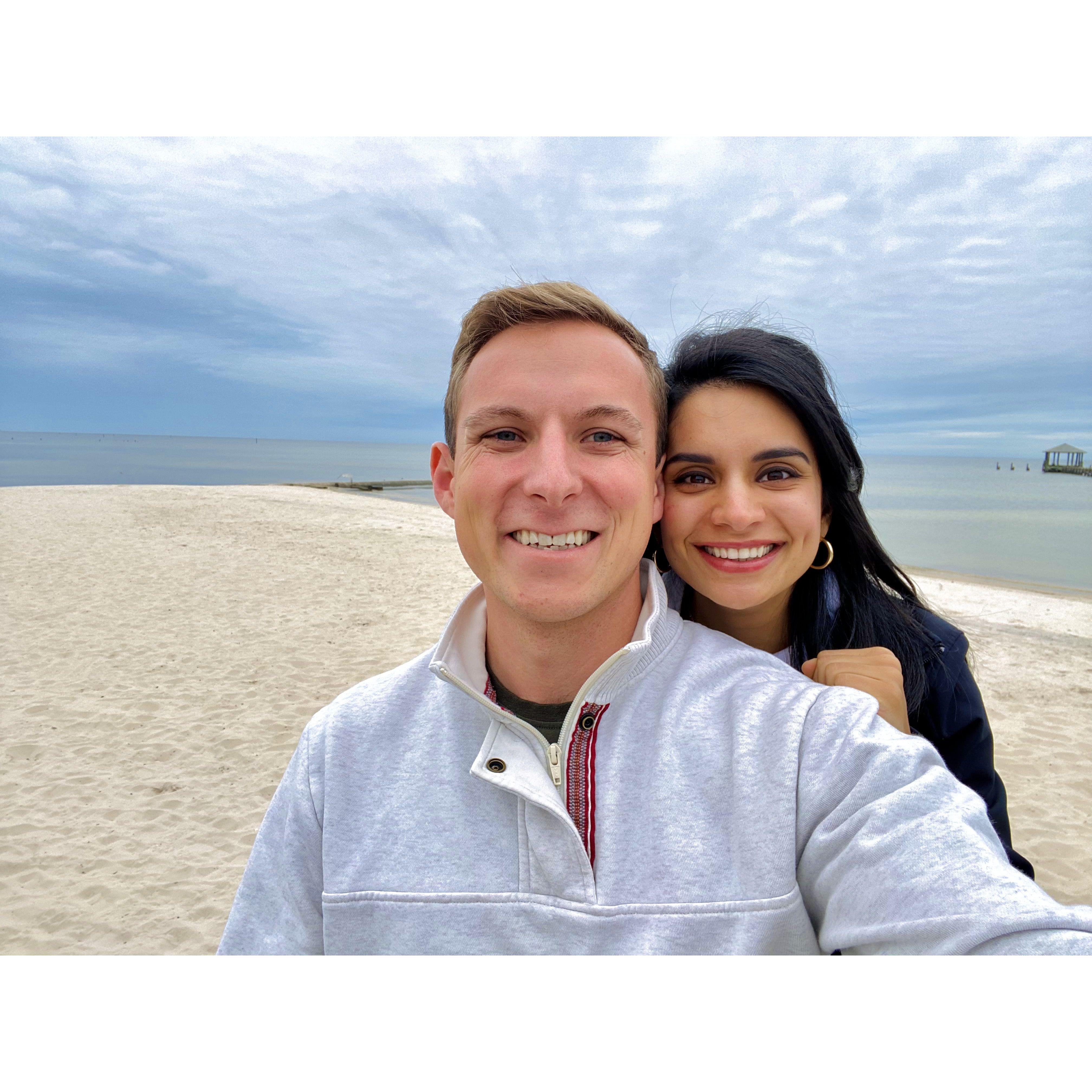 A great partnership turns the mundane into fun . . . this picture was taken after driving four hours to Alabama just to apply for Global Entry!