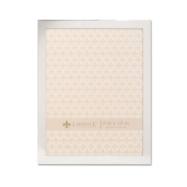 Lawrence Frames Flat Silver Metal Picture Frame - 8" x 10"