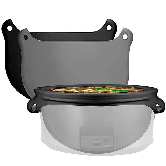 6 Quart Oval Slow Cooker Liners Compatible for Crock Pot 6 qt, EasyJoy for Crock Pot , Reusable Silicone Divider Insert, Dishwasher Safe BPA Free