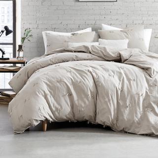 Textured Fringe 3-Piece Comforter Set
