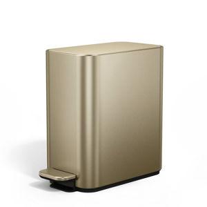 5L Slim Step Can - 5L / Matte Gold